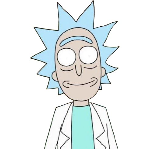 Rick from Rick and Morty cartoon